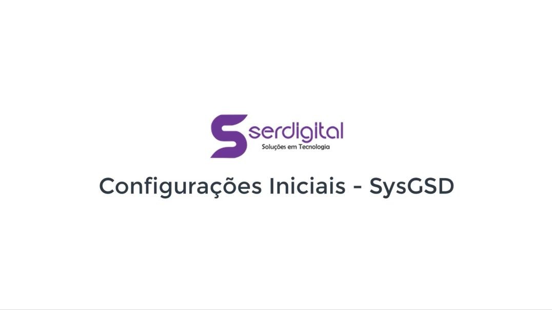 Módulo Configurações - SysGSD